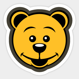 Teddy Bear (Smile) Sticker